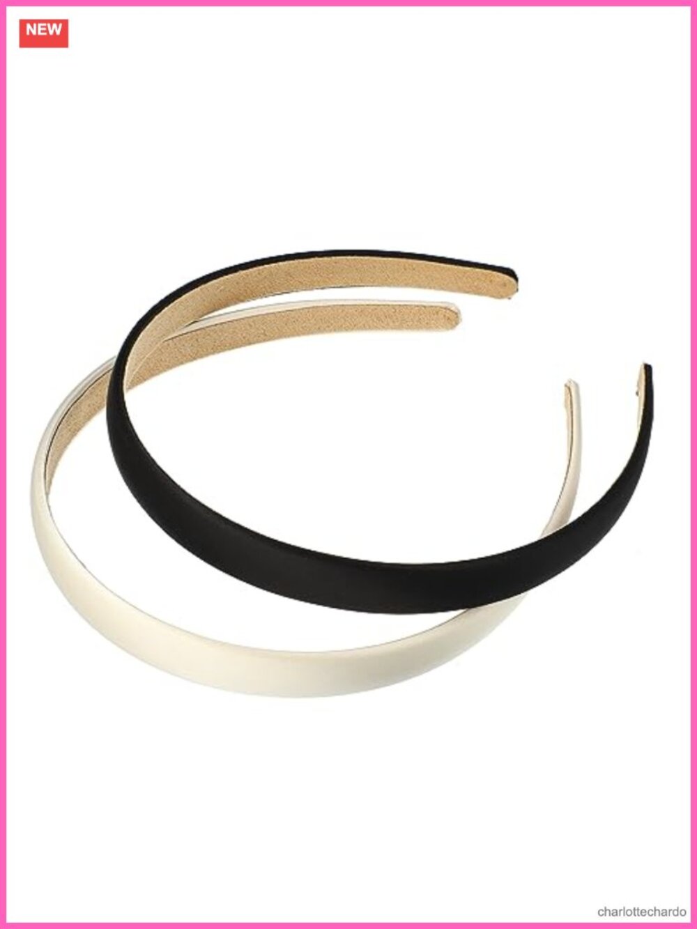 Satin Headbands Anti-Slip Solid Hair Accessories for Women
